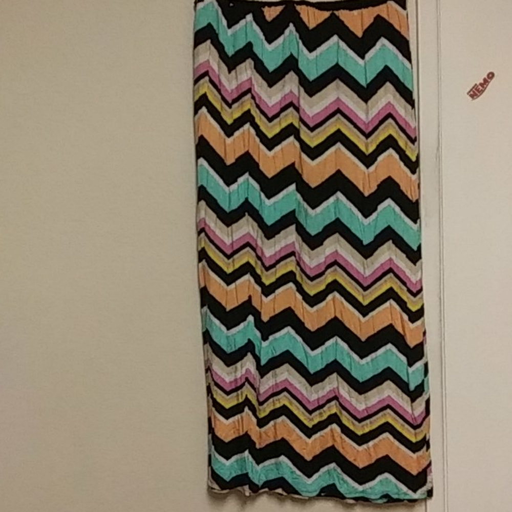 Worn halter top dress multi colors